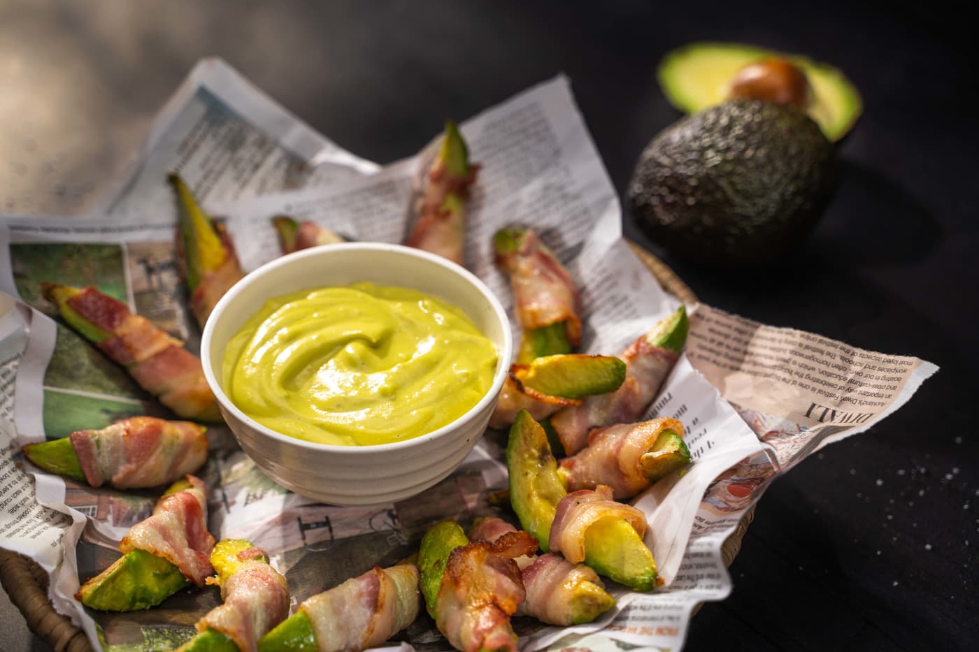 Bacon-Wrapped Avocado Fries
