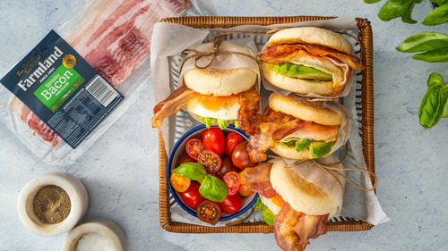 Bacon, Egg and Avocado Muffins