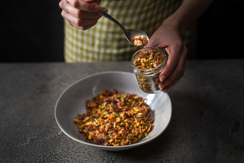 Bacon and Nut Crumb