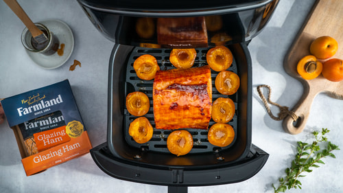 Airfryer Apricot Glazed Ham