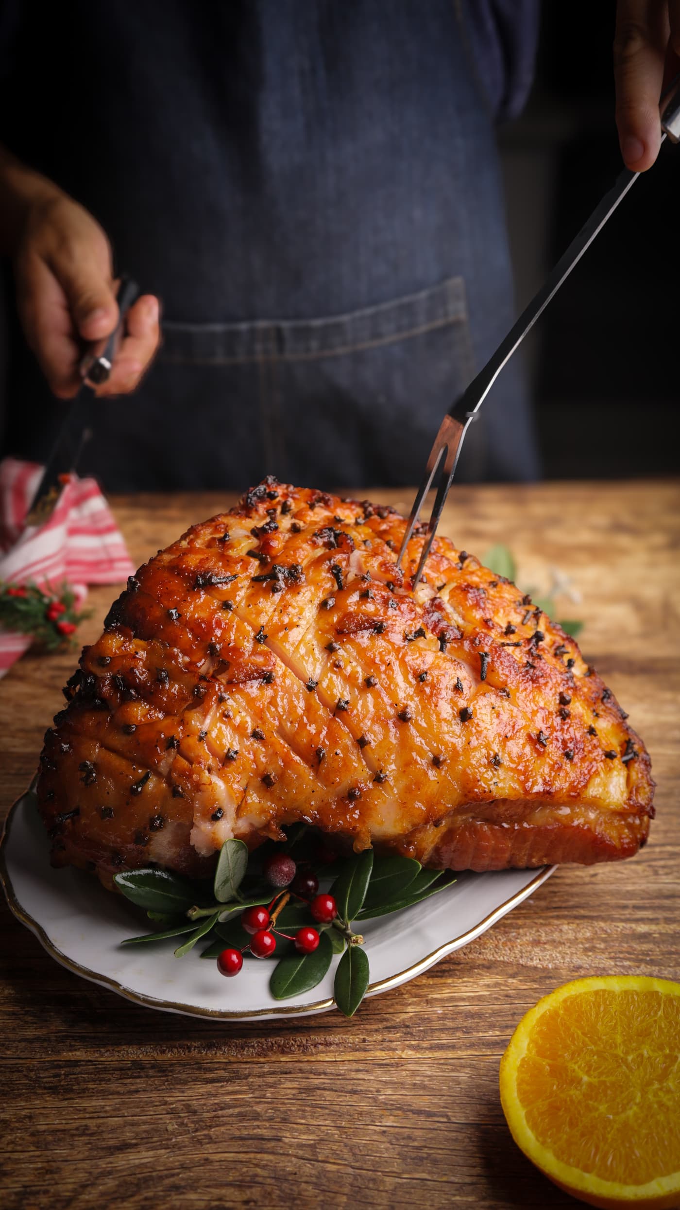 Festive Ham with Sweet Sting Honey Mustard