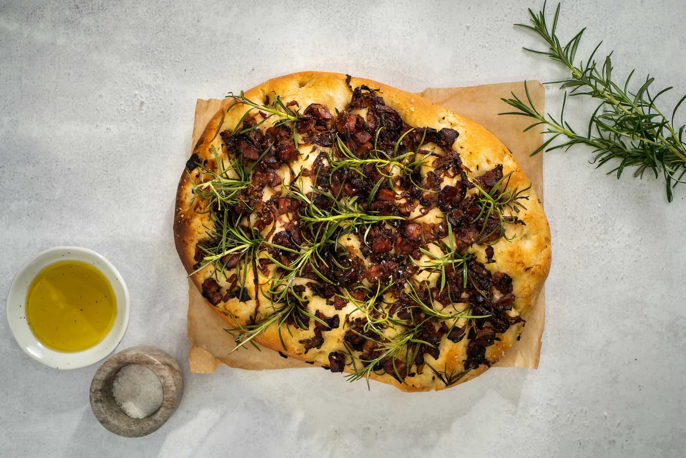 Bacon and Herb Focaccia