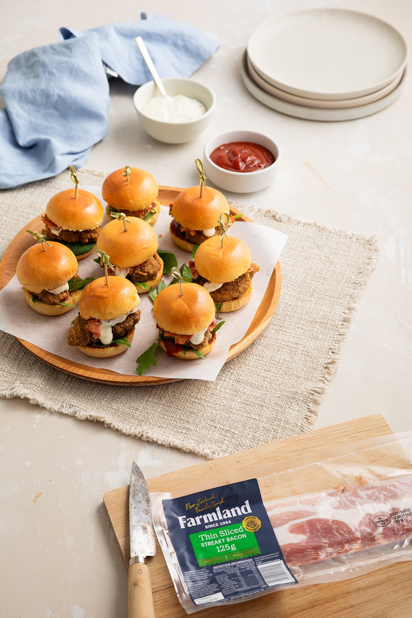 Buffalo Chicken & Bacon Slider