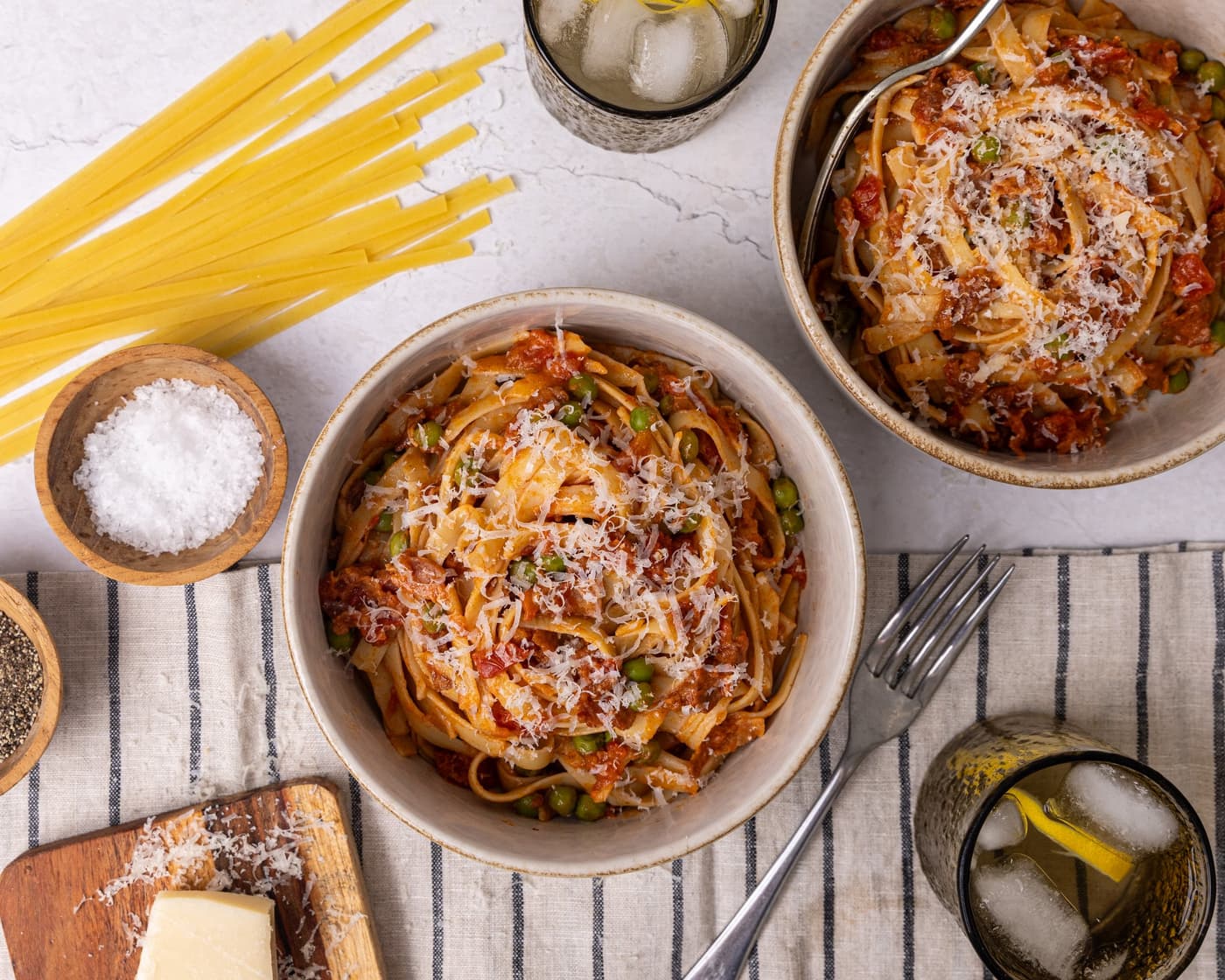 Creamy Bacon & Tomato Pasta