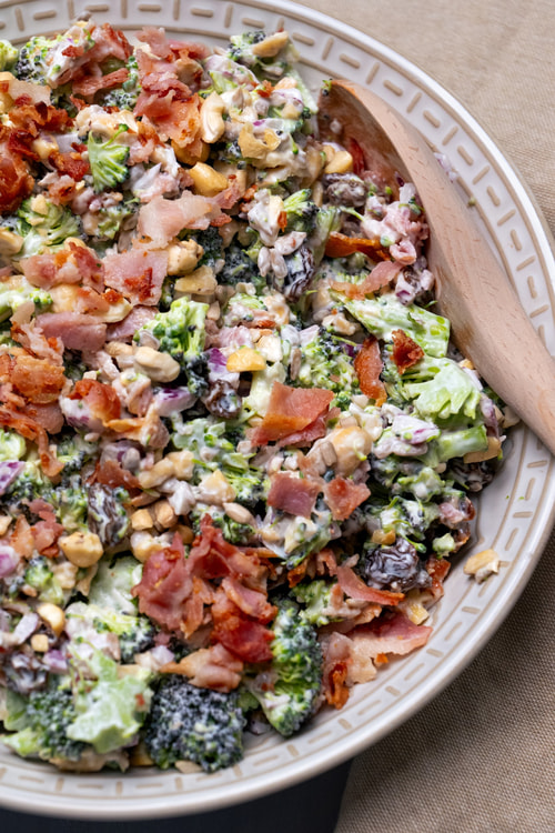 Loaded Broccoli and Bacon Salad