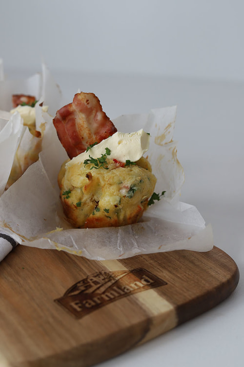 Bacon and Vege Muffins