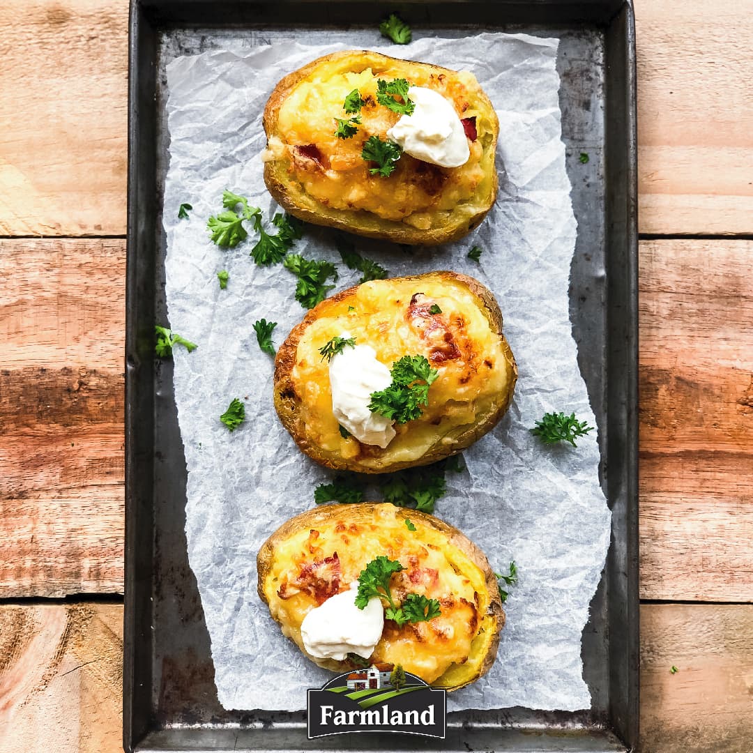 Roast Beef Stuffed Baked Potatoes